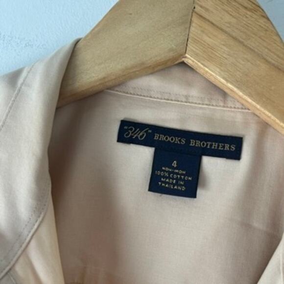 Brooks Brothers "346" Tan Button Up Dress Size 4 - Picture 3 of 6
